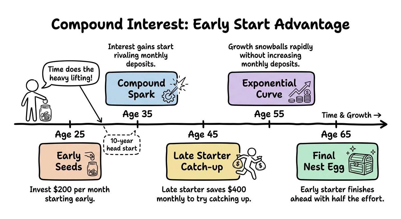 Compound Interest: The Power of Starting Early